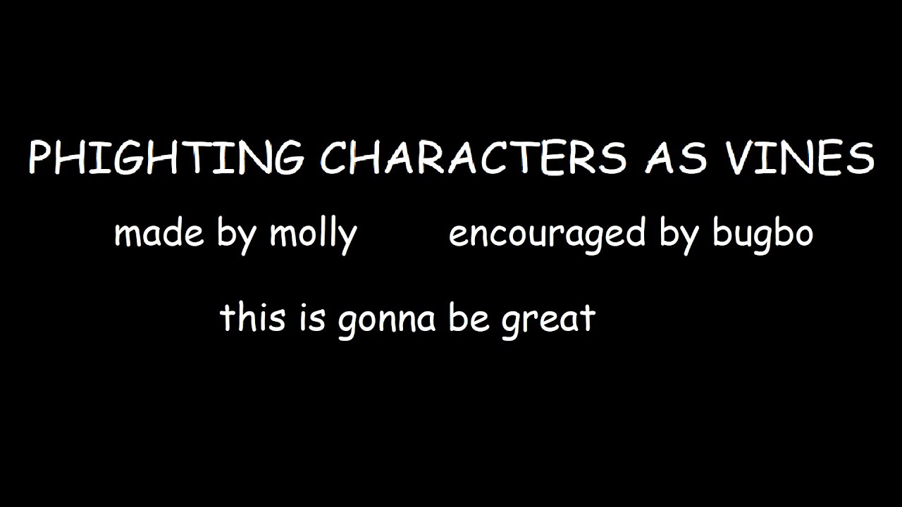 PHIGHTING CHARACTERS AS VINES