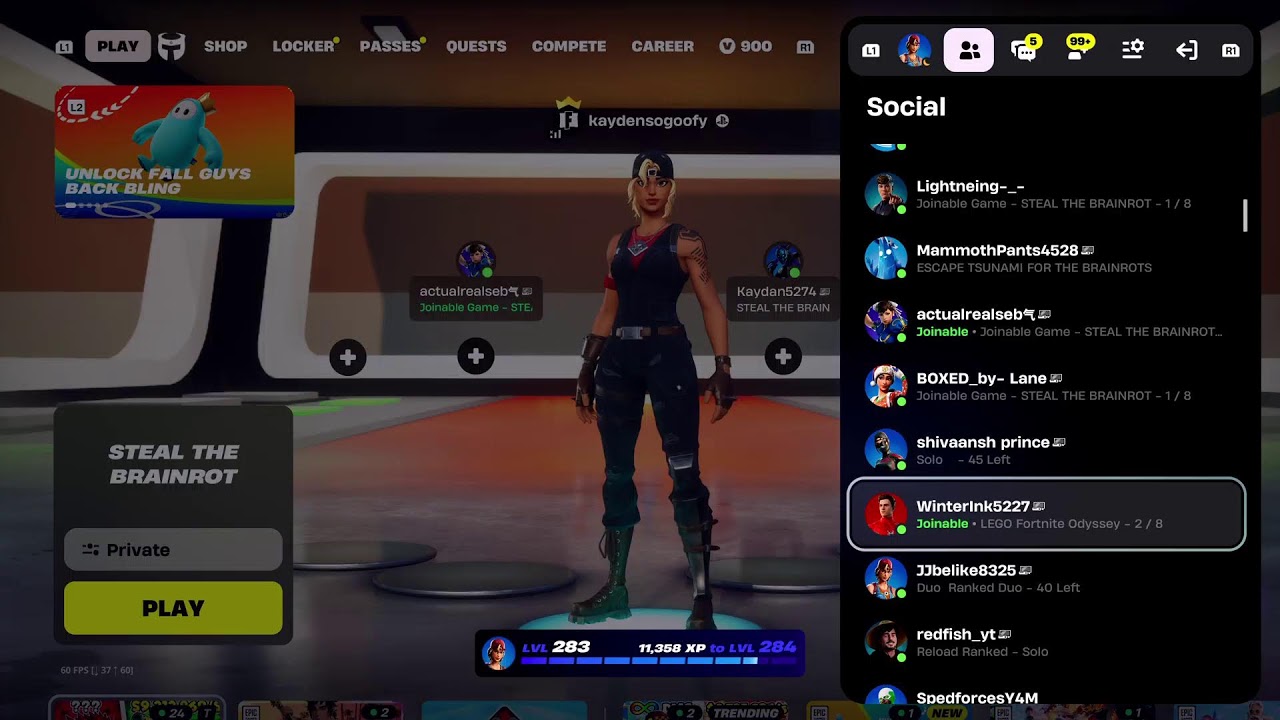 TRADING STEAL THE BRAINROT FORTNITE