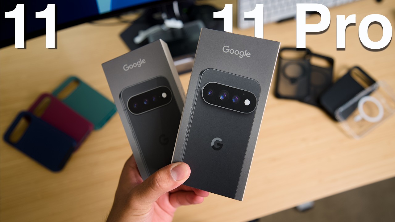 Pixel 11 vs Pixel 11 Pro Unboxing: Hands-On Comparison & First Impressions