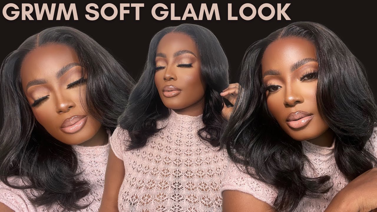 SOFT GLAM GRWM HAIR & MAKEUP | 2 STEP EYESHADOW LOOK FT LUVME HAIR