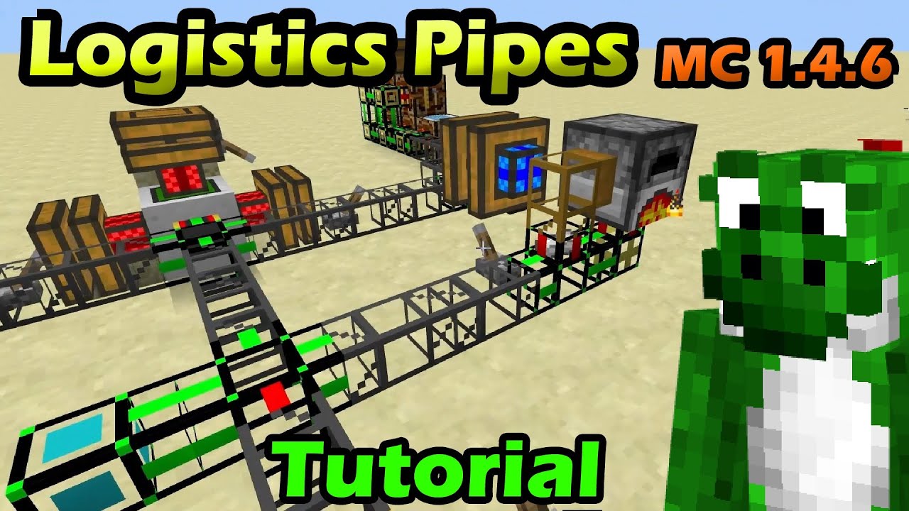 Tutorial Logistic's Pipes - Minecraft 1.4.6