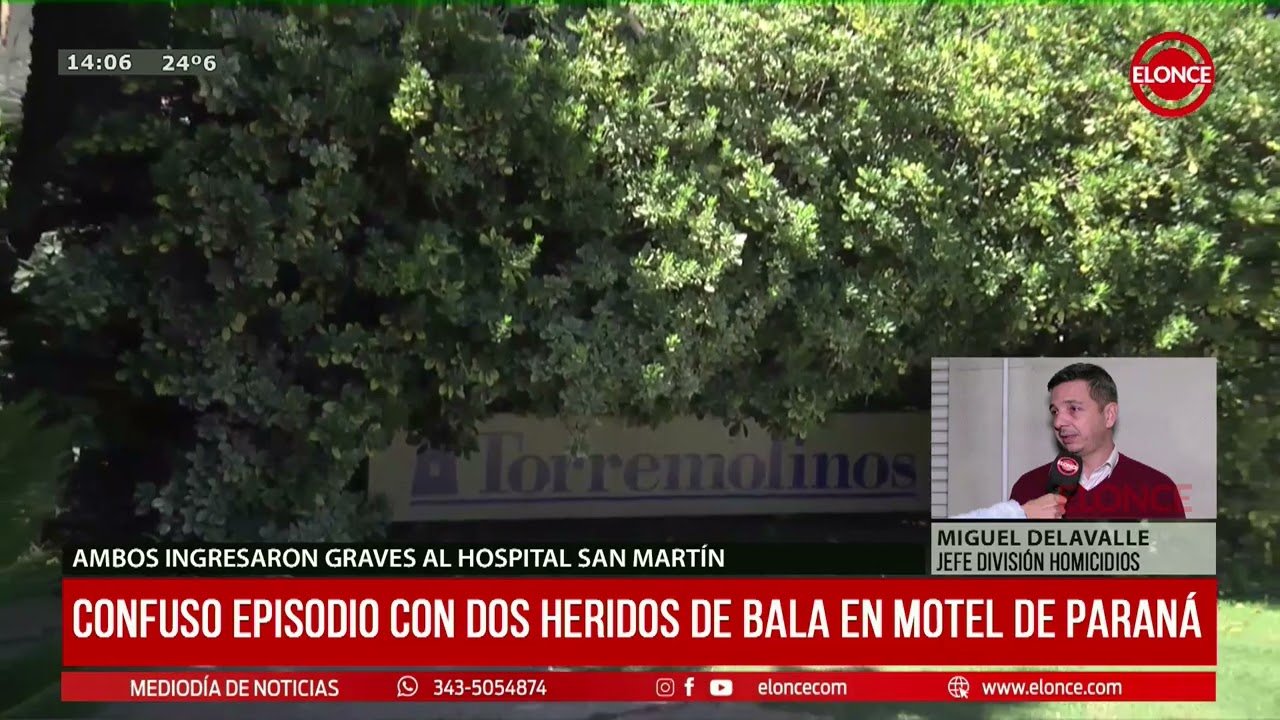 Dos heridos graves tras confuso episodio en motel de Paraná-ELONCE-09/03/2026