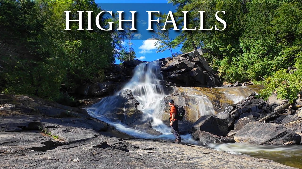 Natural Water Slide | Algonquin Provincial Park | Ontario Waterfalls | High Falls Algonquin 
