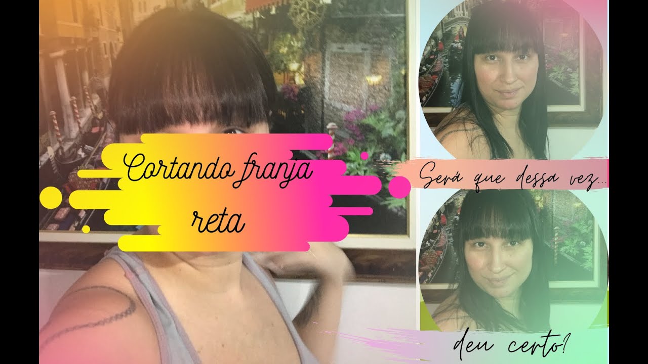 Como cortar franja reta sozinha!