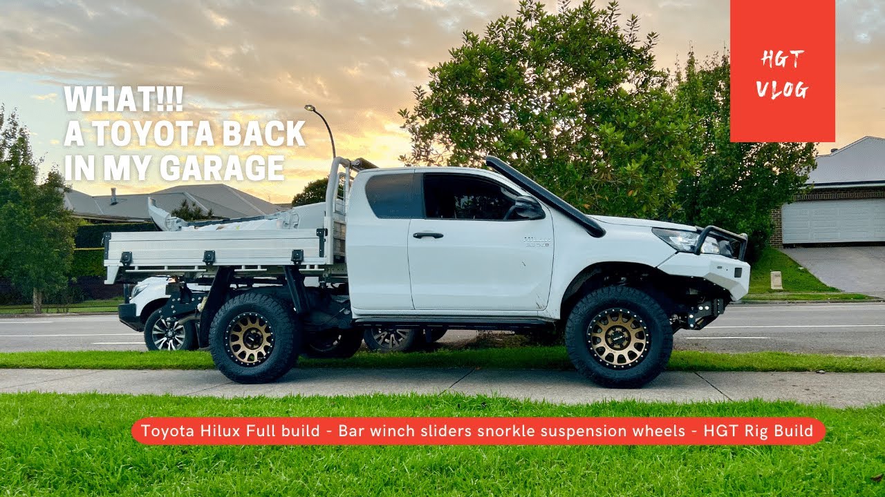 Toyota Hilux, полная сборка — лебёдка, слайдеры, подвеска, колеса — сборка HGT Rig