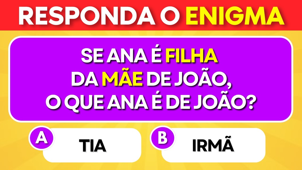 25 Perguntas que Vão Enganar seu Cérebro 💬 | Apenas 1% Acerta Esses Enigmas | Paraíso do Quiz
