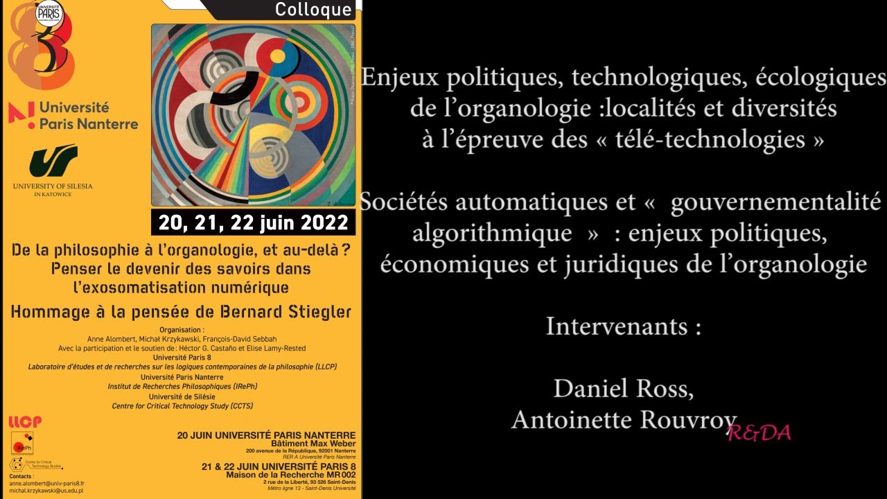 Hommage à la pensée de Bernard Stiegler, TR 9