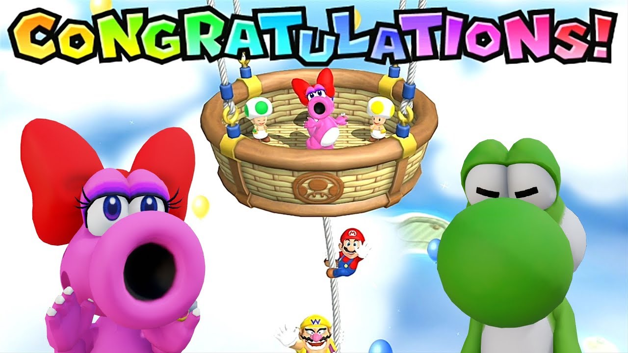 Mario Party 9 High Rollers ◆Birdo vs Yoshi vs Wario vs Mario Master Difficulty #17