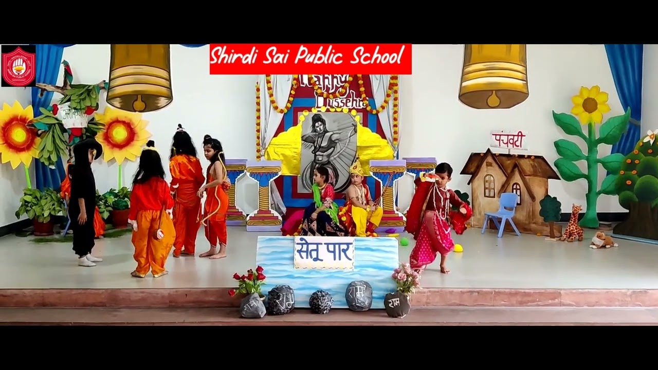 Wonderful Skit presented by little Saiites on Dussehra