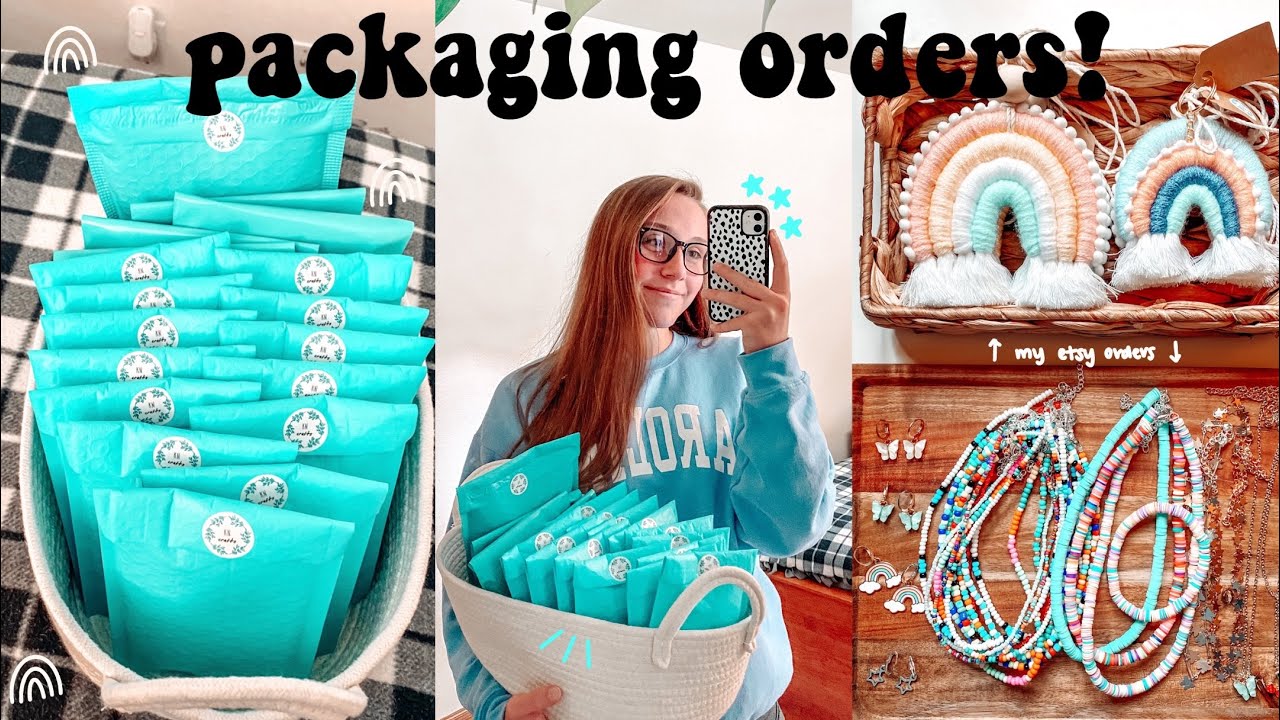Package My Etsy Orders With Me!