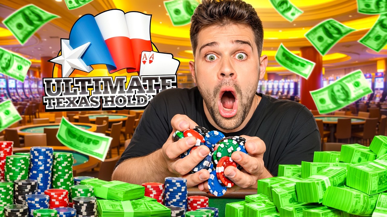 ОГРОМНЫЕ ВЫИГРЫШИ В ULTIMATE TEXAS HOLDEM!