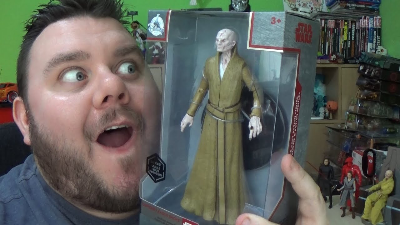 Star Wars Last Jedi Elite Series Supreme Leader Snoke Die Cast Disney Store Exclusive Figure Review