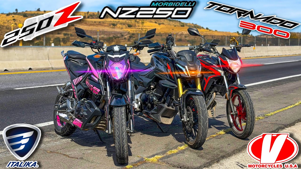 ¡Italika 250Z vs Morbidelli NZ250 vs Tornado 300!🔥|Carrera|¡Las Puso a RESPETAAAR!😳😱🤯