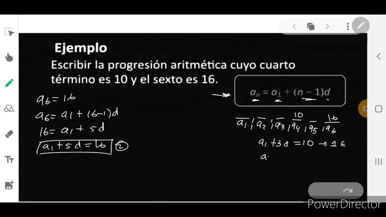 U1S2C2: Término General de una succión Aritmética.