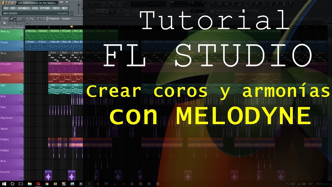 [TUTORIAL] Crear coros y armonías a partir de UNA voz con MELODYNE (FL STUDIO)