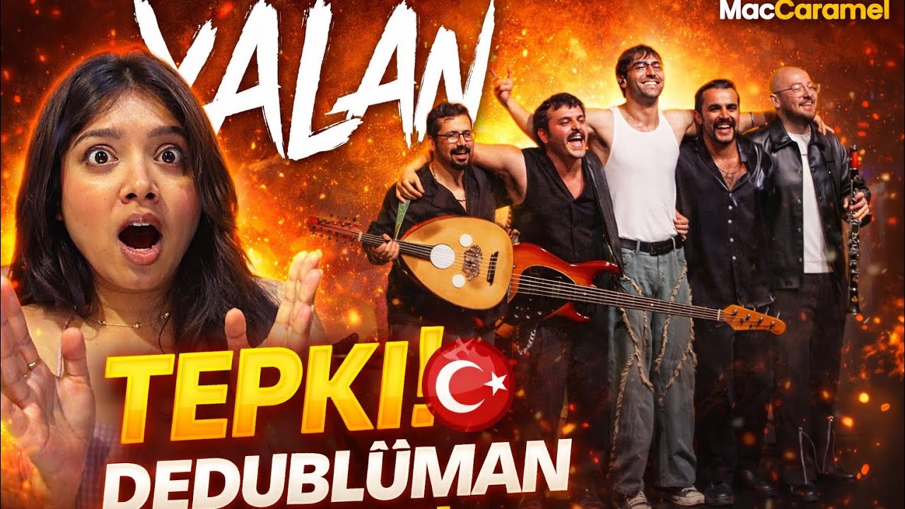 Indian🇮🇳Reaction/ Dedublüman – Yalan | İlk Kez Dinledim 😱 