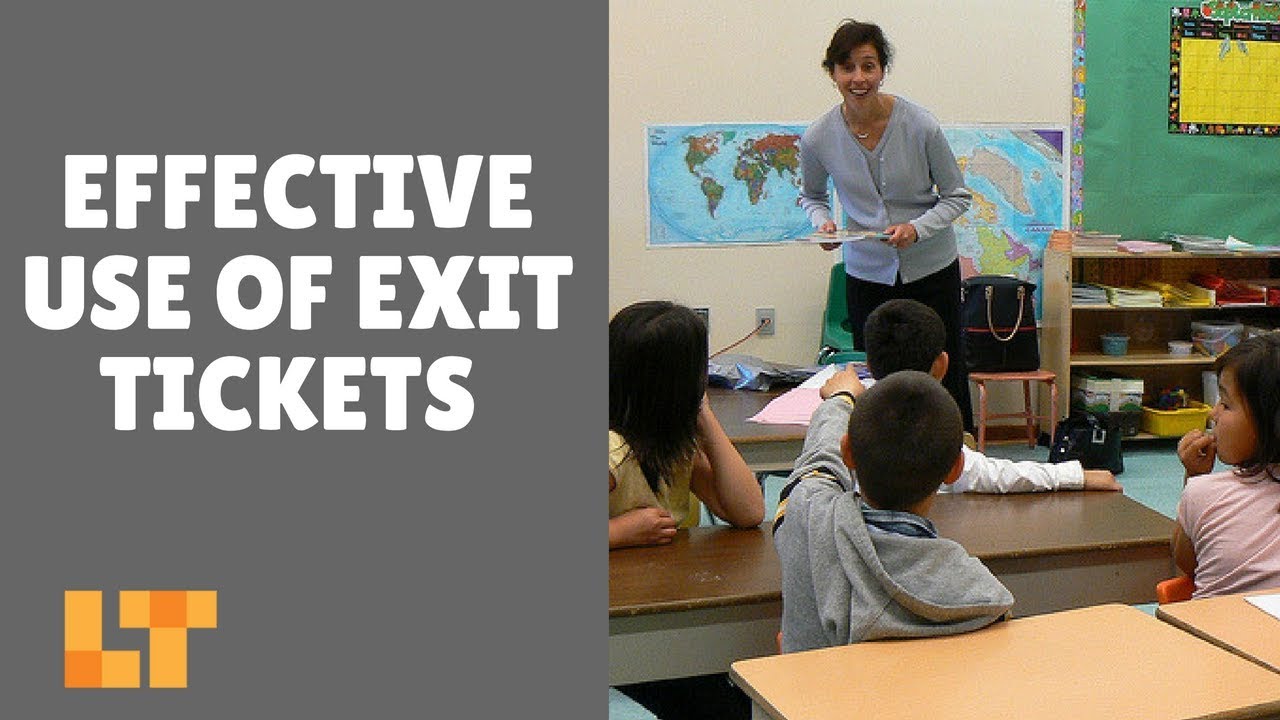 Quick and Easy Ways to Use Exit Tickets in the Classroom