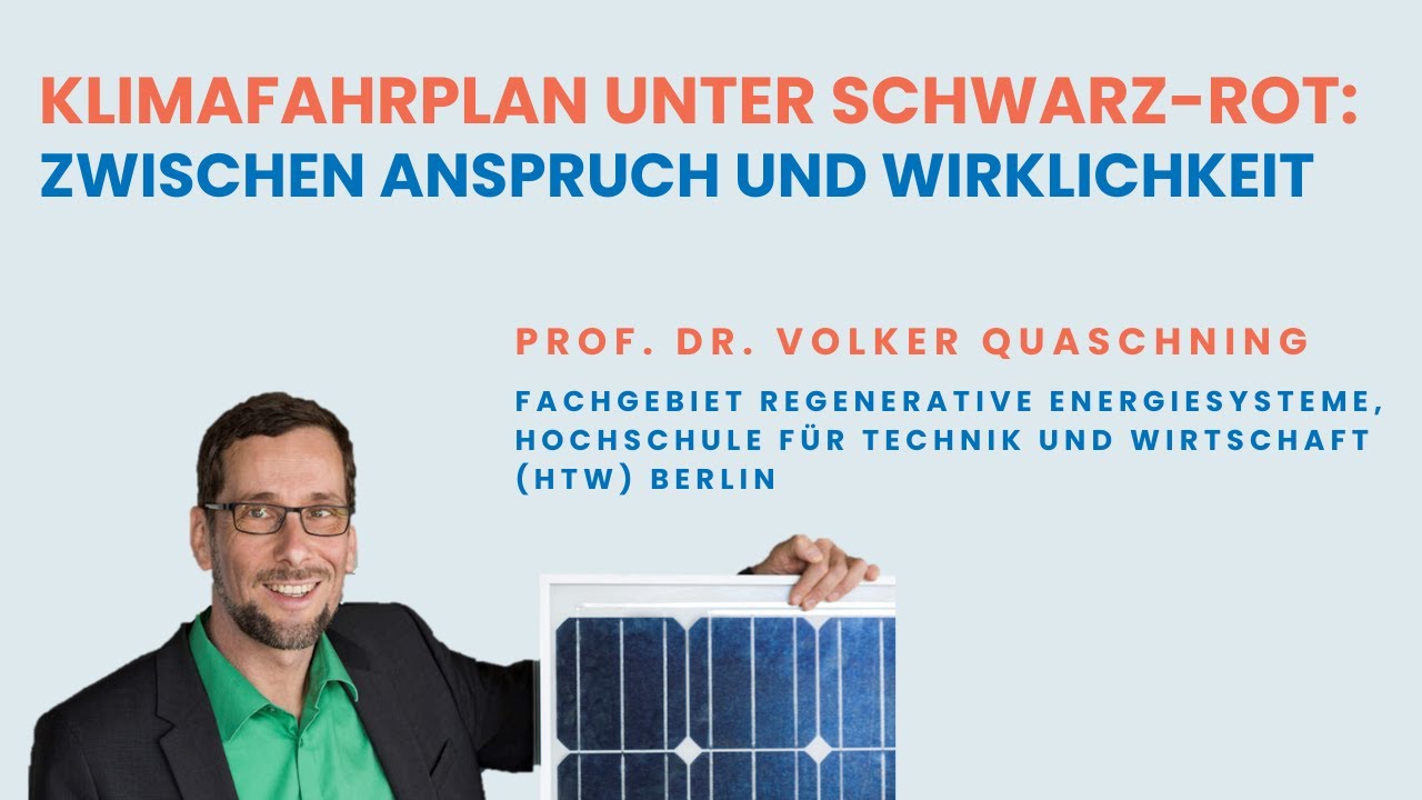 #35 Klimafahrplan unter Schwarz-Rot: Zwischen Anspruch und Wirklichkeit