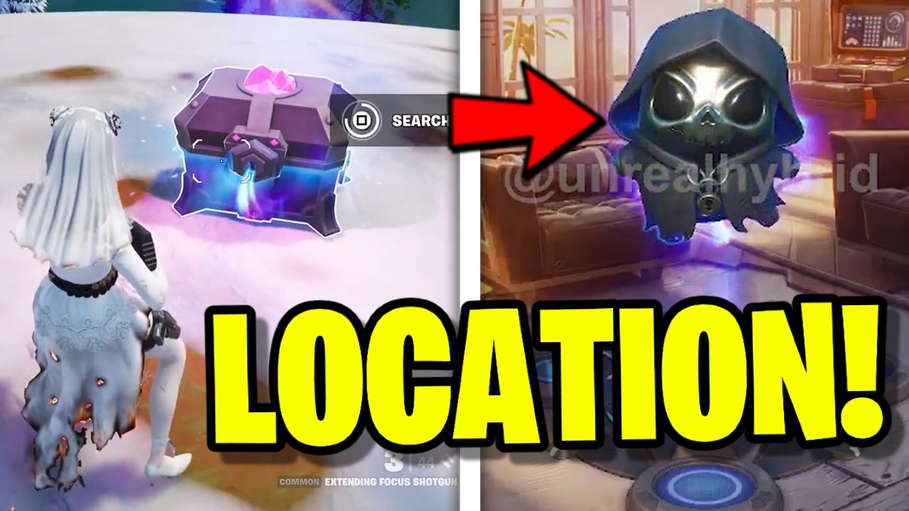 ГДЕ НАЙТИ СПРАЙТ GRIM REAPER В Fortnite! (Как получить спрайт Grim Reaper)