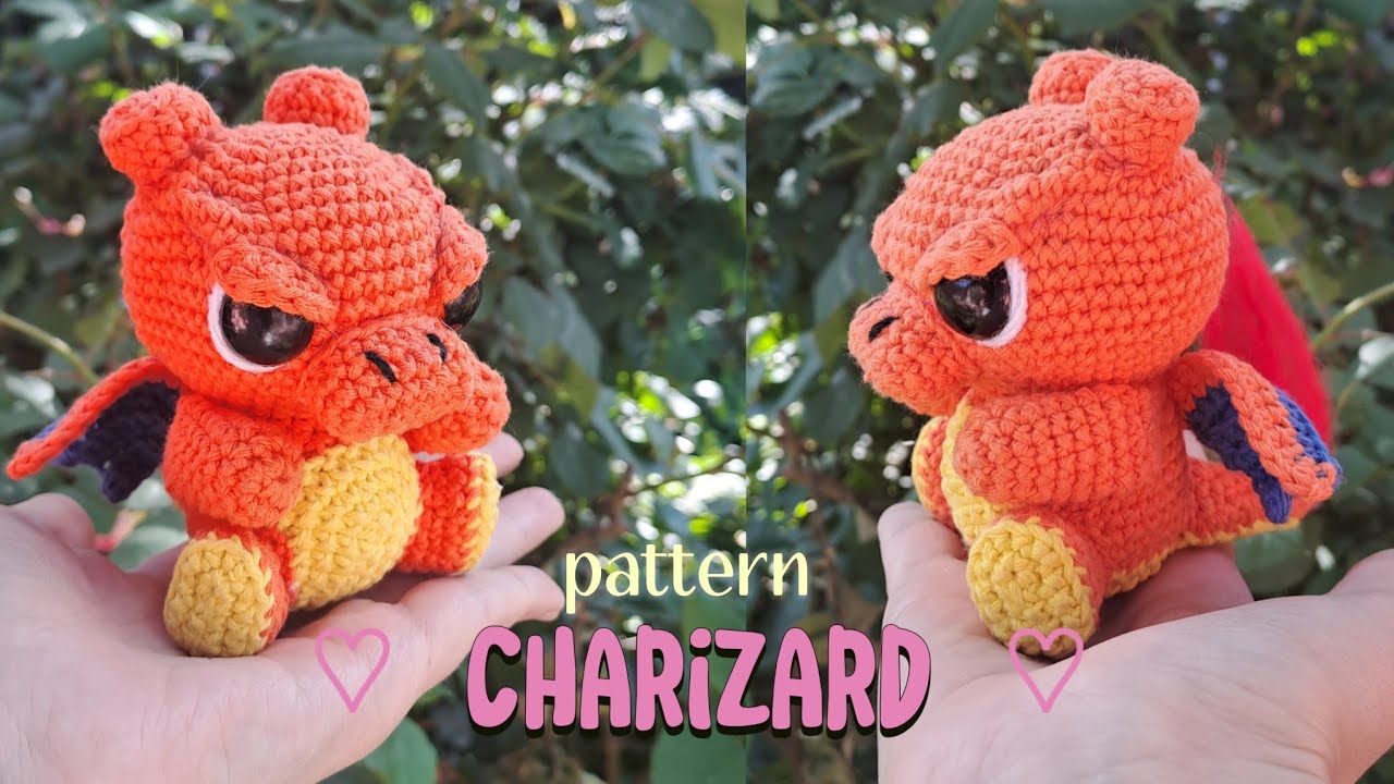 Charizard amigurumi crochet tutorial paso paso/ charizard amigurumi pattern
