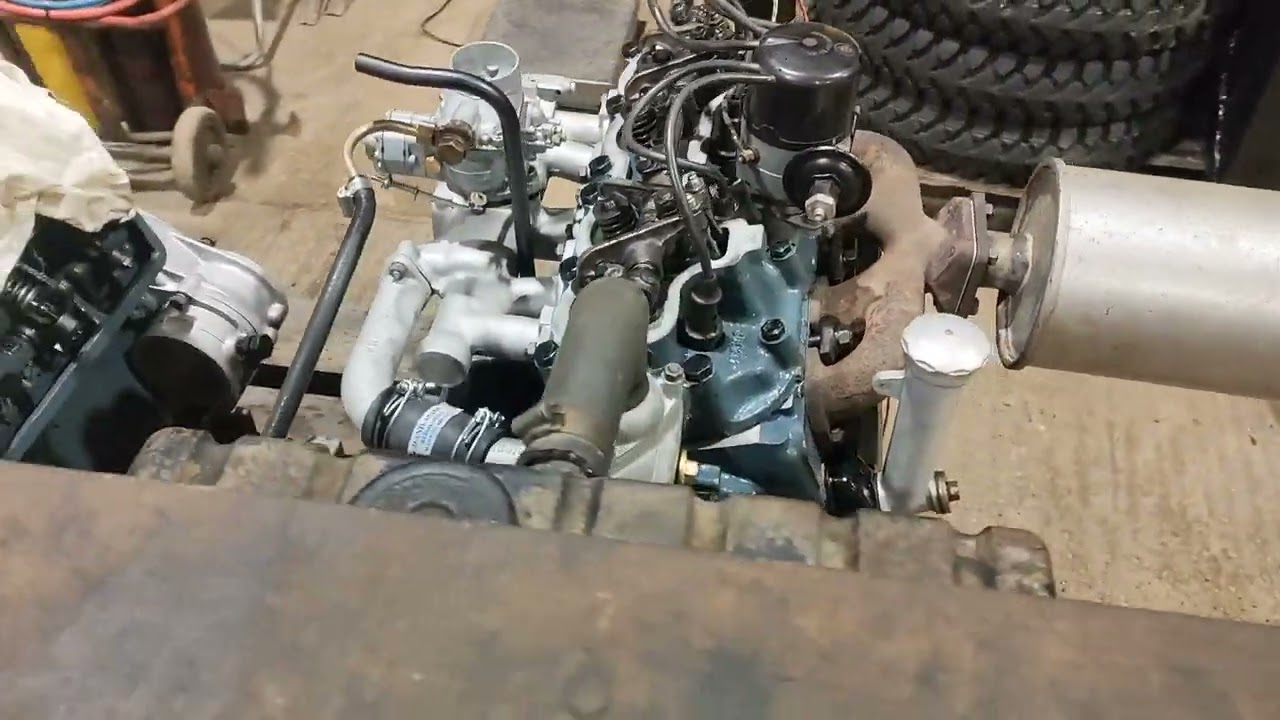1950 1600cc engine, 1st run