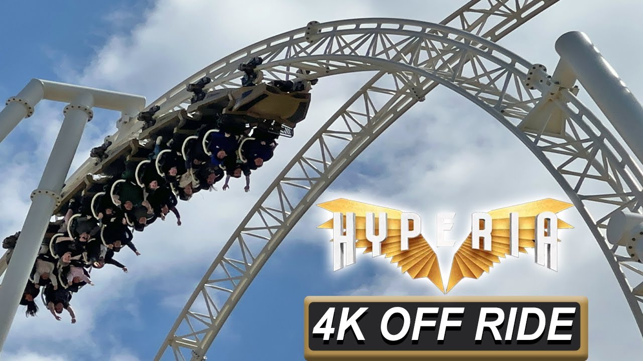 Hyperia (4K OFF Ride POV)- Thorpe Park, Chertsey, London, GB