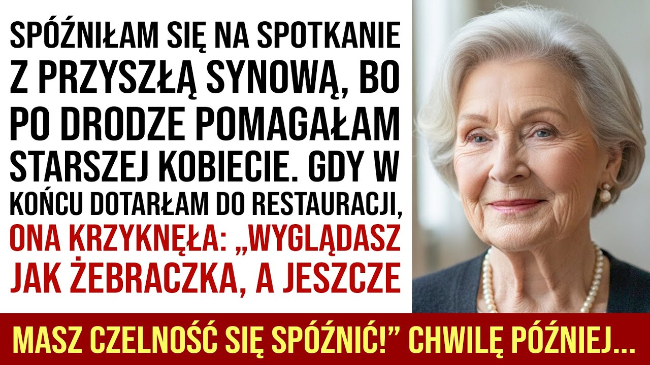 „Wyglądasz Jak Żebrak I Spóźniłaś Się!” – Krzyknęła Przyszła Synowa, Po Czym Zbladła...