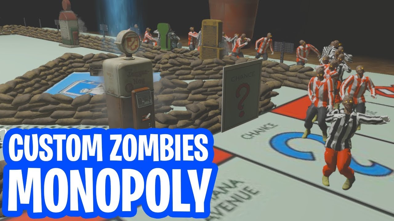 ZOMBIES OP HET MONOPOLY BORD! (COD: Black Ops 3 Custom Zombies)