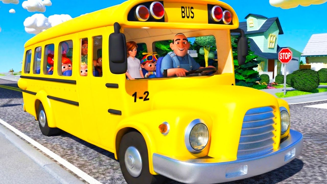 “Rolling into Rainbow Paradise: The Epic Journey on the Wheels of the Fruit Bus! 🍉🚌”