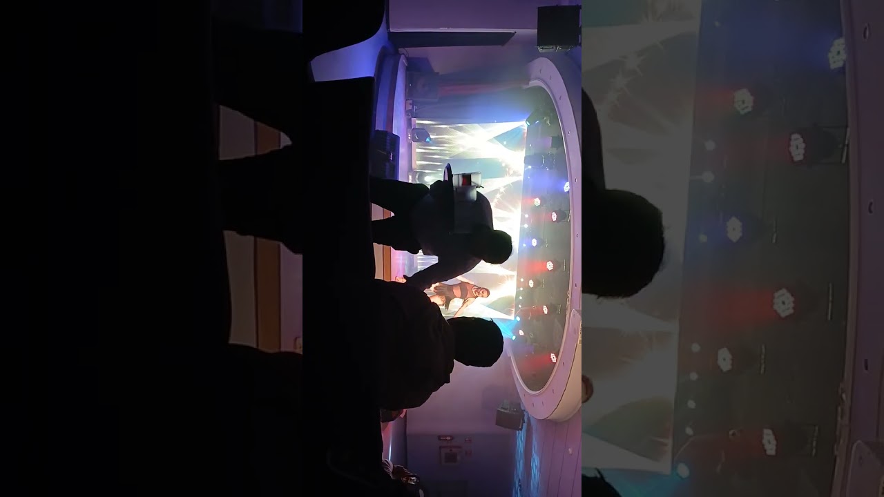 Entertainment show from the Medplaya Flamingo Oasis hotel in Benidorm. 