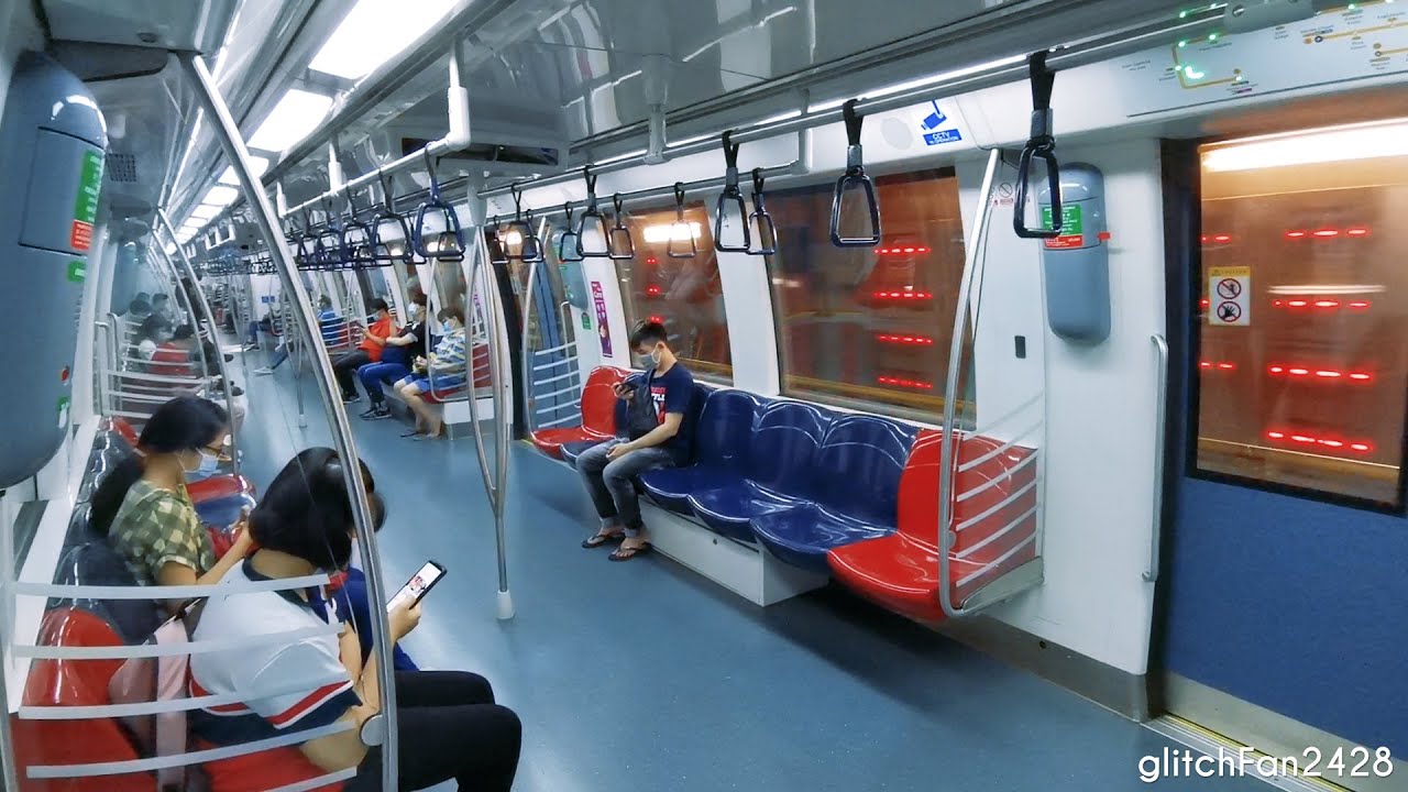 [SMRT] Set 845 from CC11 Tai Seng to CC14 Lorong Chuan - Alstom Metropolis & Shanghai Electric C830C