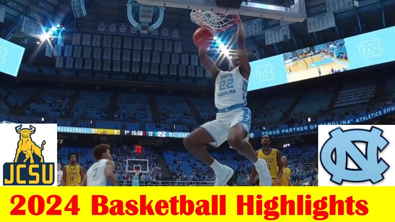 Johnson C Smith vs #9 North Carolina Basketball Game Highlights 10 27 2024