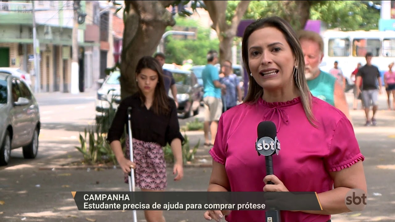 SBT PARÁ (27.11.17) Estudante precisa de ajuda para comprar prótese