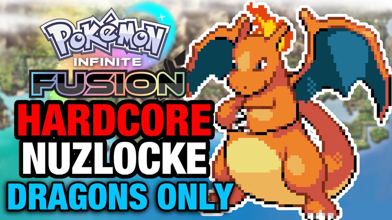 Pok&eacute;mon Infinite Fusion: ТОЛЬКО ДРАКОНЫ - Хардкорный Nuzlocke