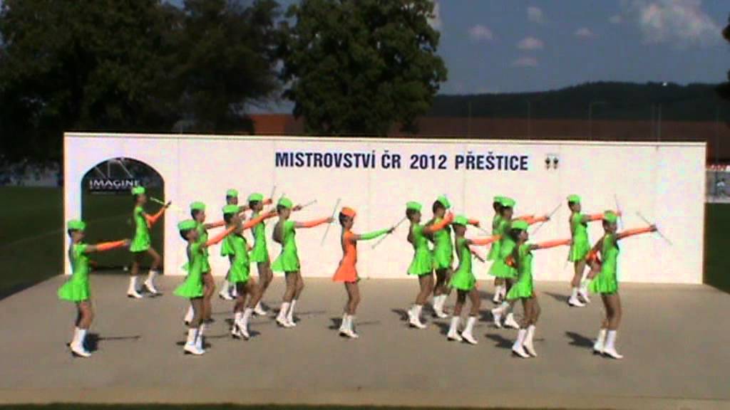 Mažoretky Gina, pódio, juniorky  2012