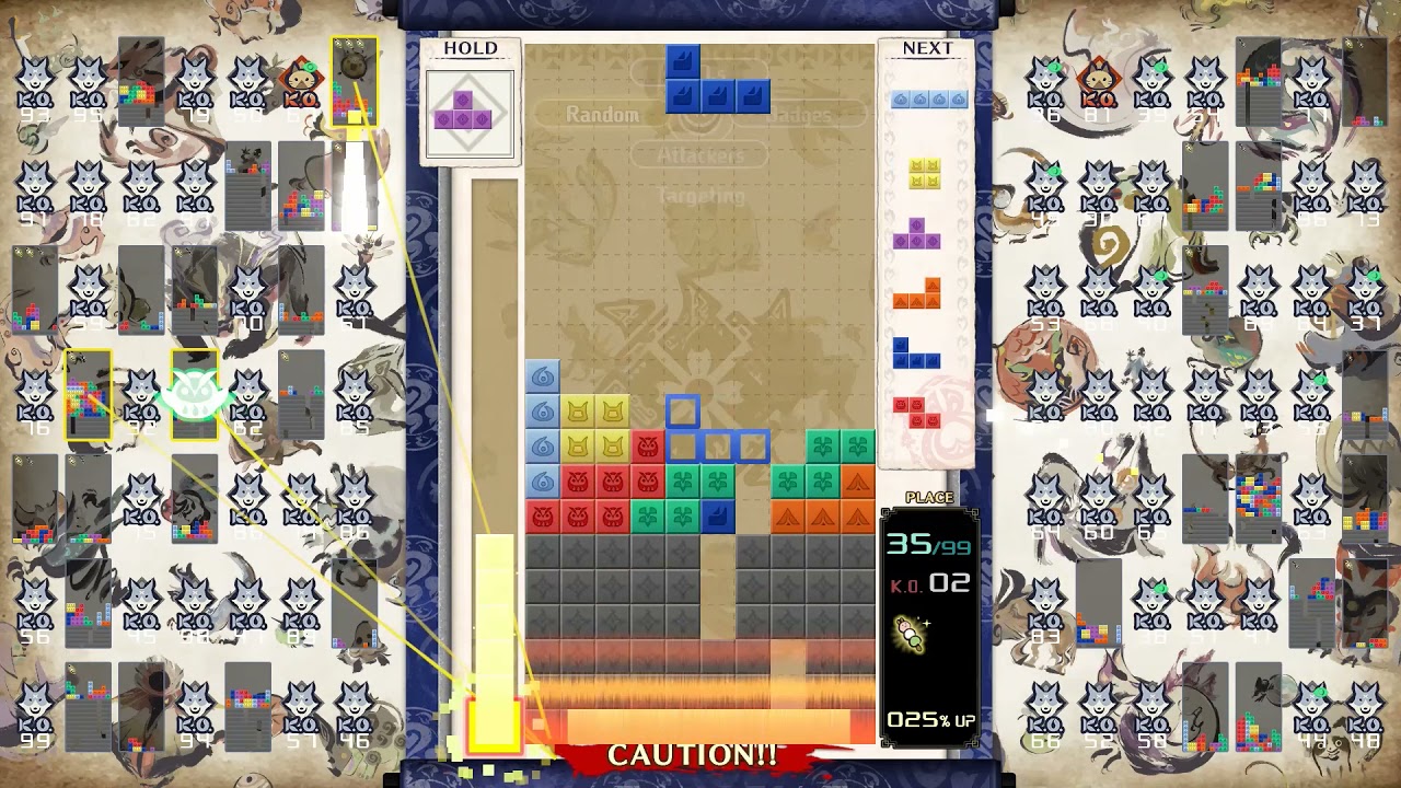 [Tetris 99] Victory Royale w/ Monster Hunter Rise Theme