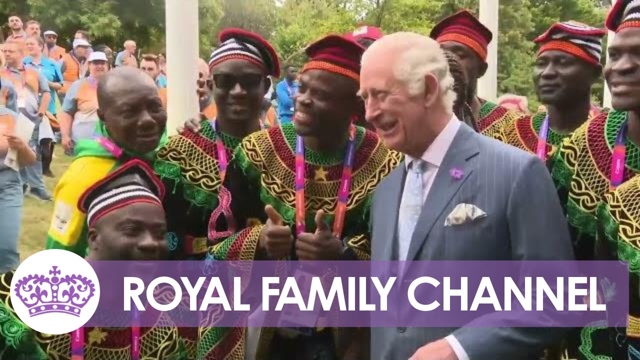 Charles Poses for Team Photos Ahead of Commonwealth Games