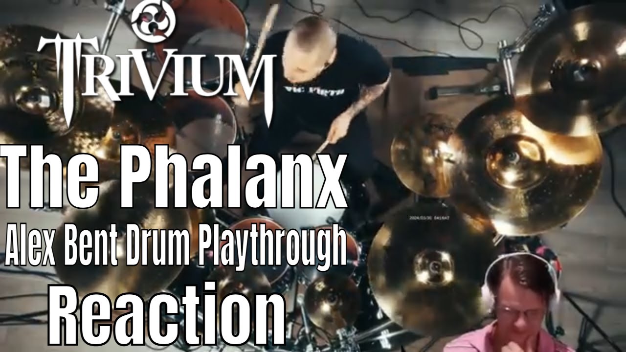 Trivium - The Phalanx (Alex Bent Drum Playthrough) Reaction