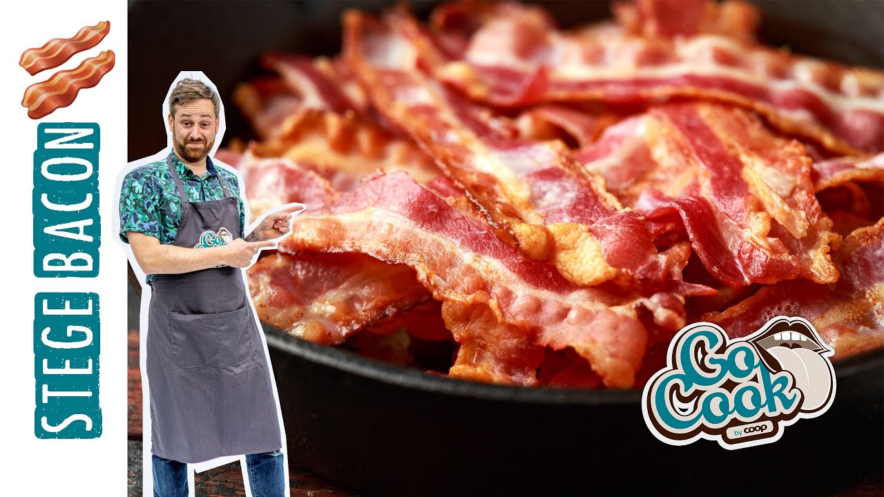 S&aring;dan steger du BACON knasende spr&oslash;dt p&aring; panden | GoCook by Coop  | Gorm