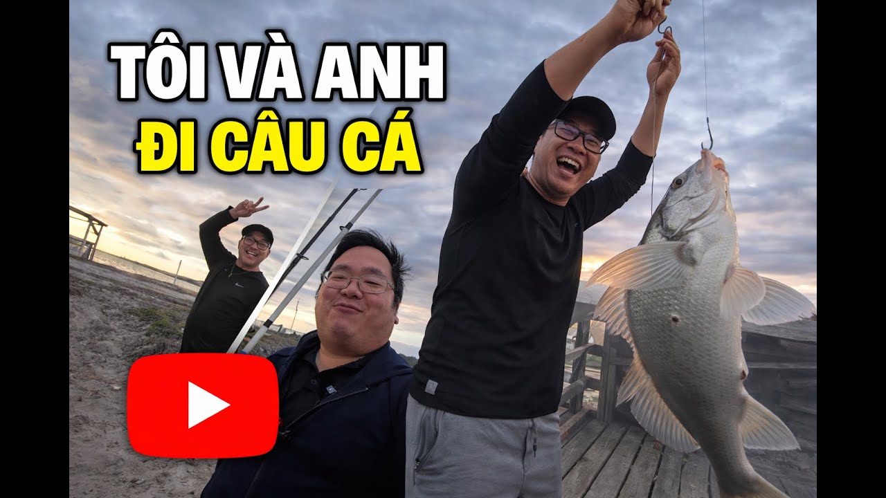 Hai anh em đi câu cá #haidualangthang
