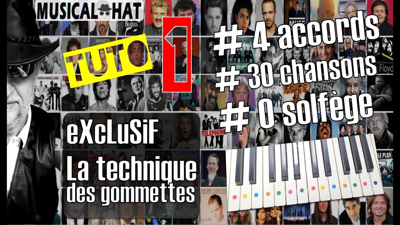 TUTO 01 - Piano pour les d&eacute;butants (sans solf&egrave;ge !)
