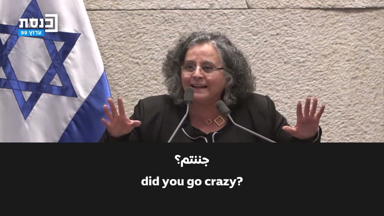 MK Aida Touma-Slimanالنائبة عايدة توما-سليمان  071124