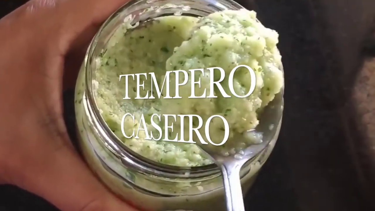 Como fazer Tempero Caseiro com alho cebola e cheiro verde