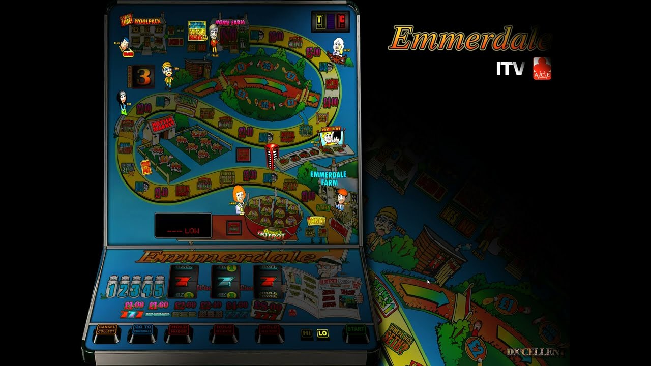 Emmerdale £8 Jackpot Ace Fruit Machine Emulation