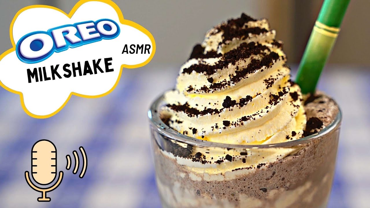 Oreo MilkShake Recipe  ~ ASMR