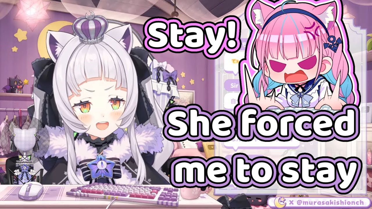 Aqua Forced Shion to Stay Until the End — Or She’d Get Mad!【Hololive】