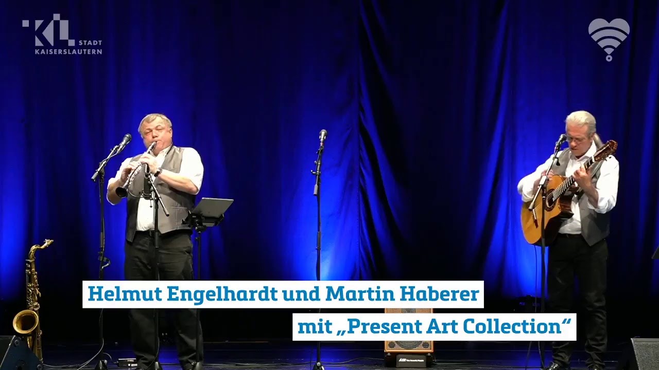 Helmut Engelhardt und Martin Haberer mit „Present Art Collection“