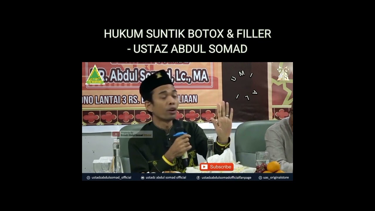 HUKUM SUNTIK BOTOX DAN FILLER DALAM ISLAM