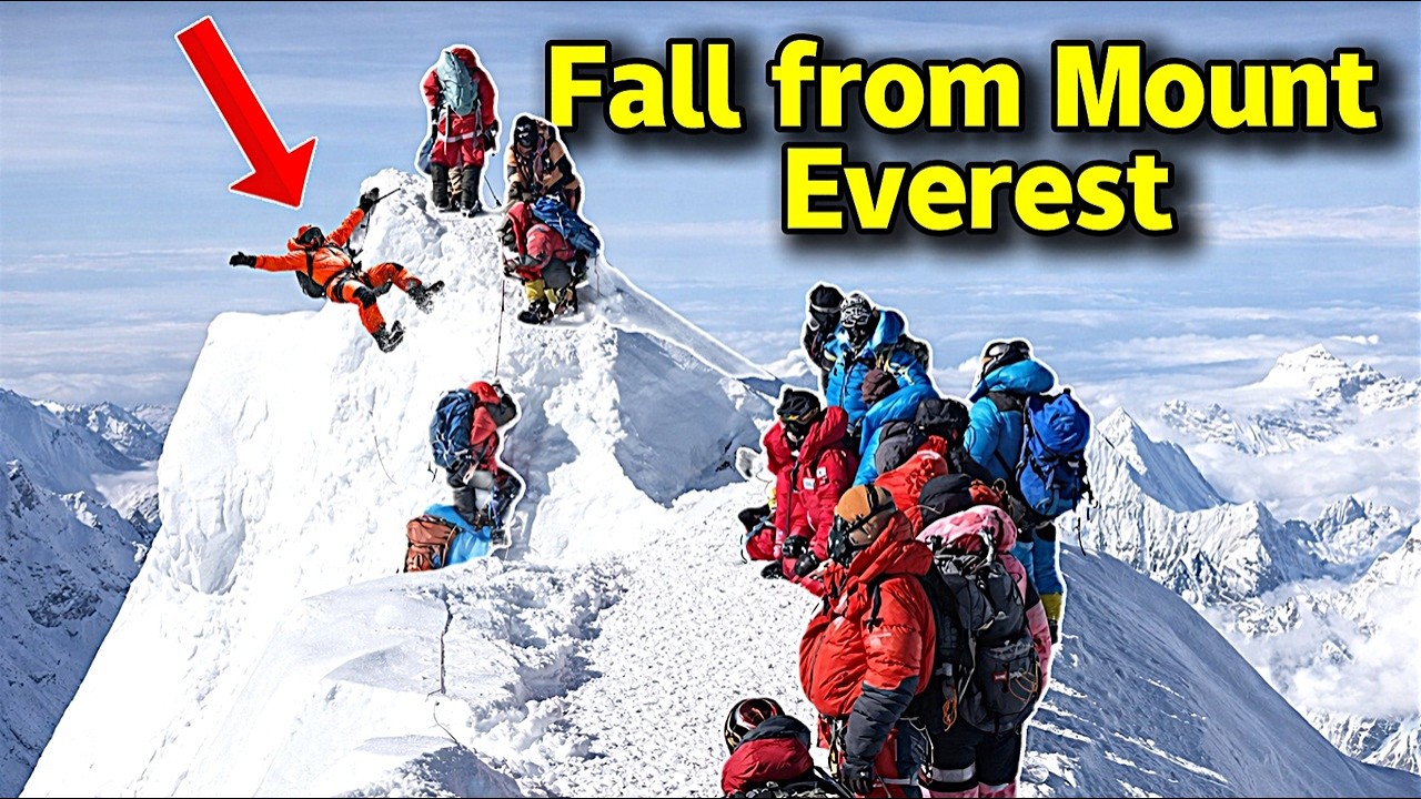 Mountaineers Fall from Mount Everest