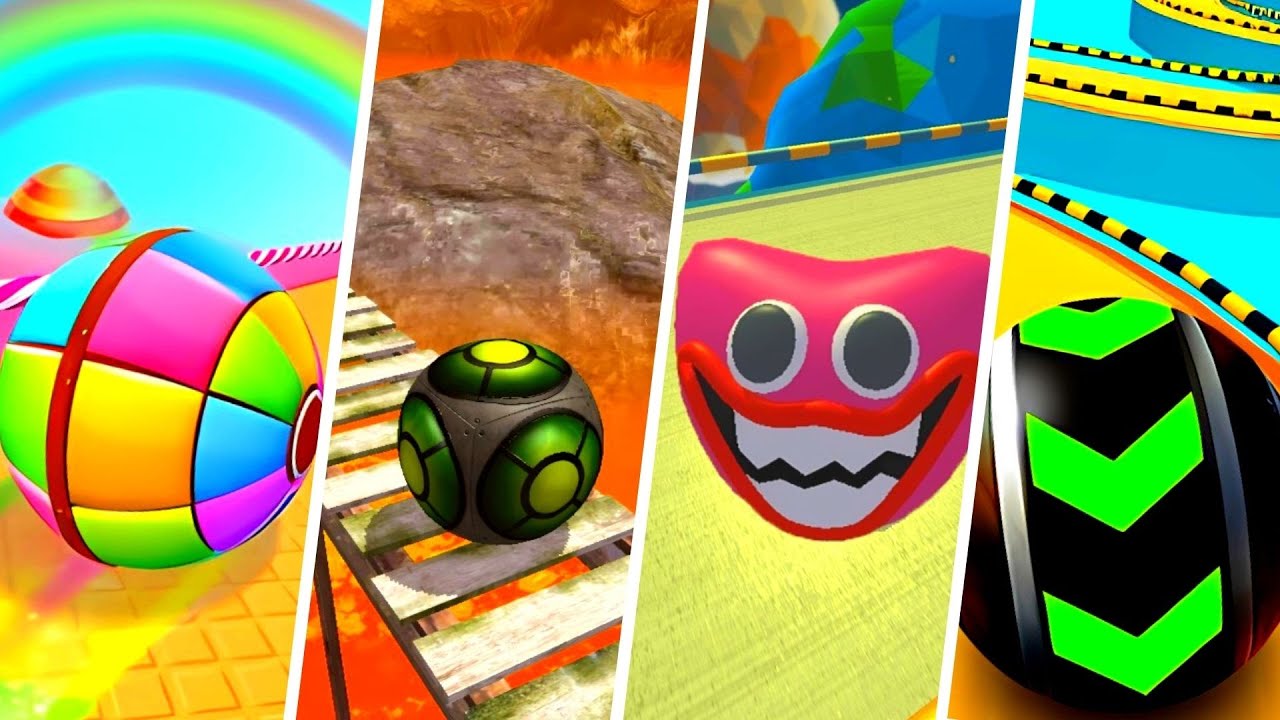 Candy Ball Run vs Rollance vs Action Balls vs Sky Ball Jump - Android, IOS gameplay